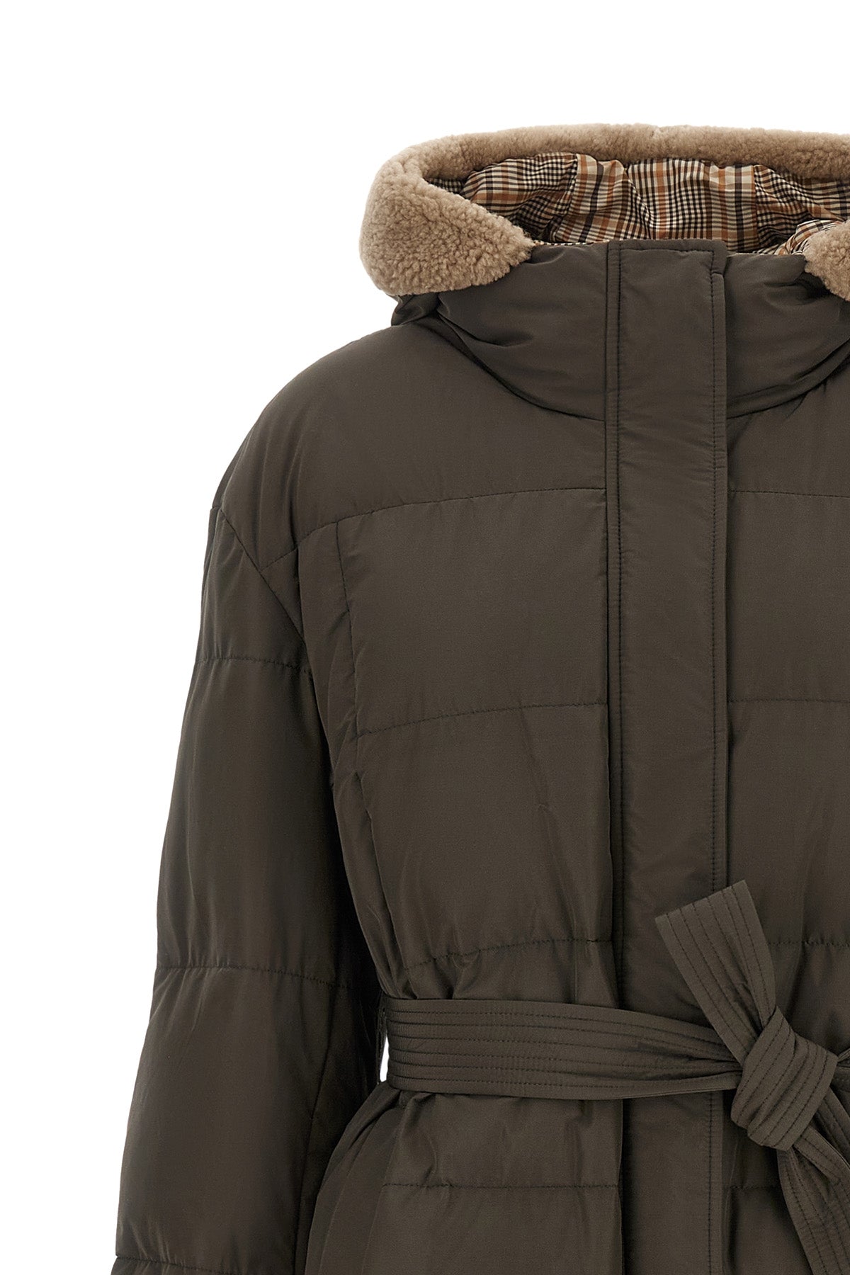 the brunello cucinelli padded down jacket redefines the codes of outerwear throu