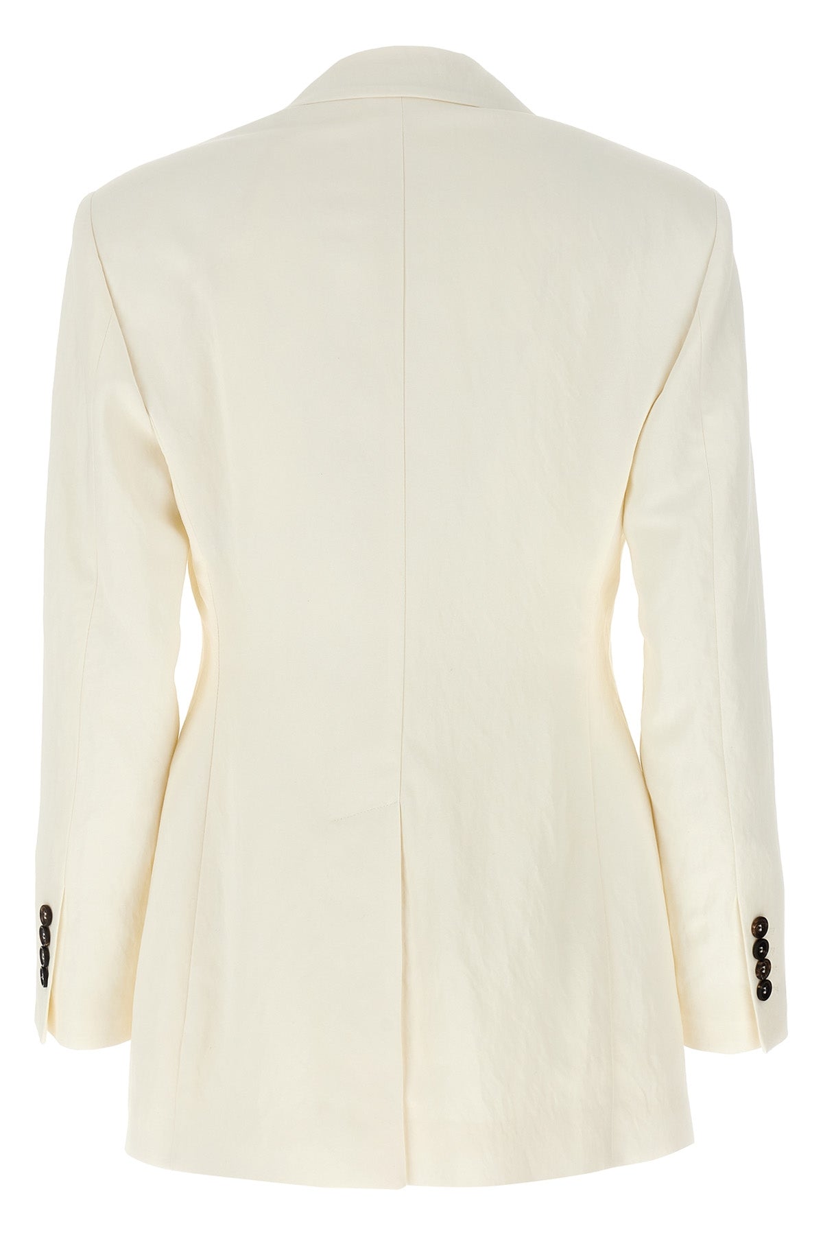 double-breasted viscose blend blazer