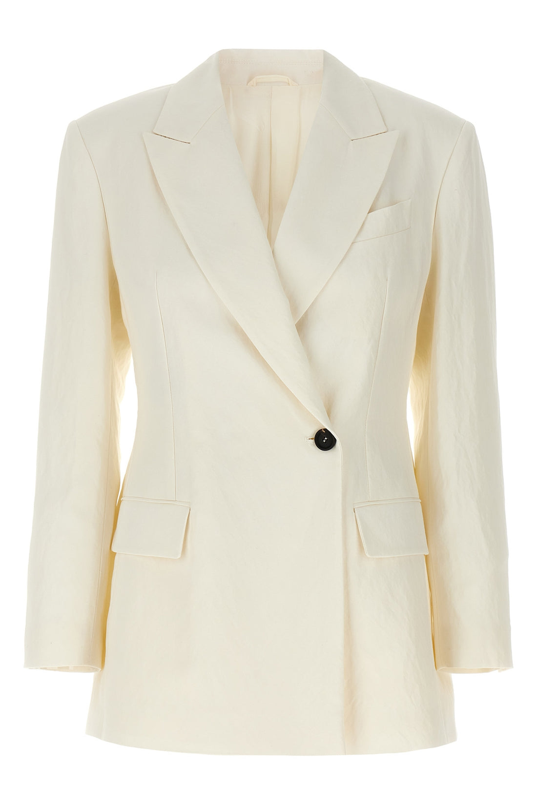 BRUNELLO CUCINELLI 40 double-breasted viscose blend blazer