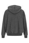 lightweight stretch cotton mélange hoodie
