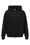 lightweight stretch cotton hoodie