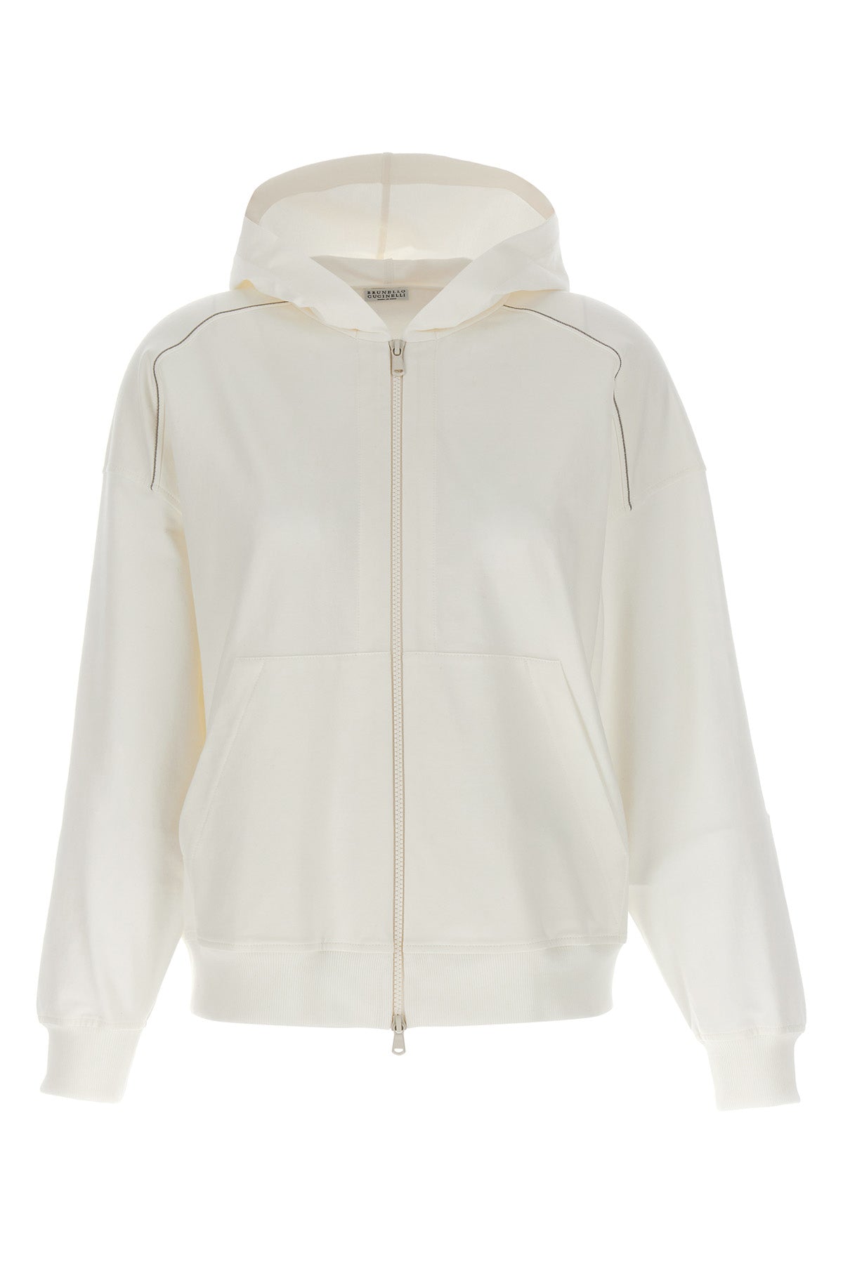 gauze cotton hoodie
