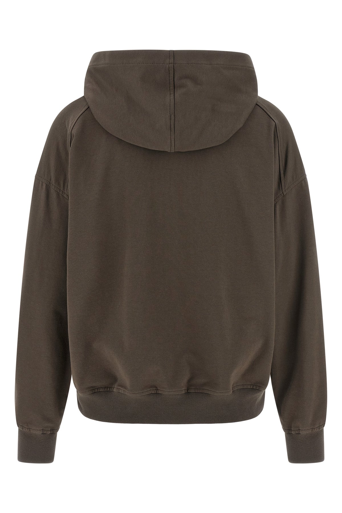 hoodie in brushed cotton