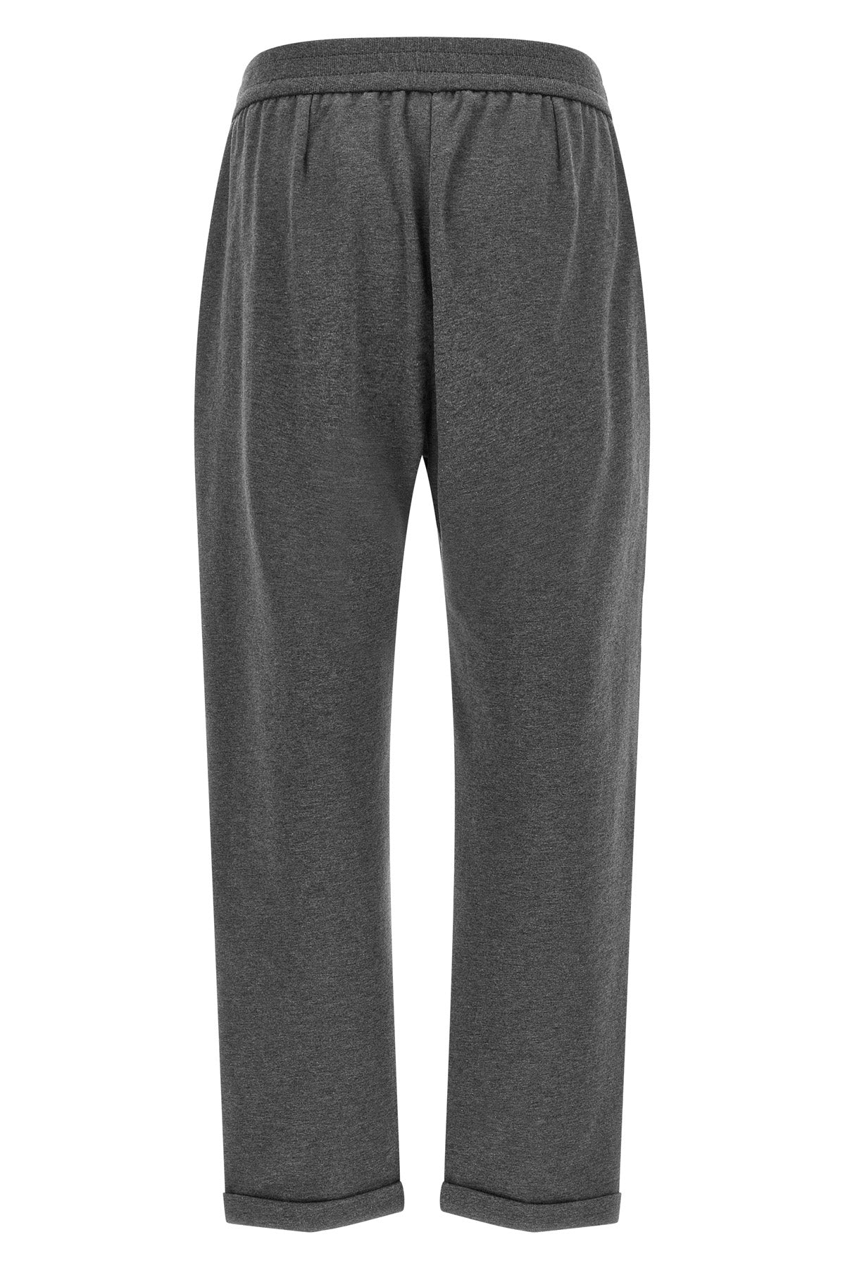 track joggers in light stretch cotton sweatshirt
