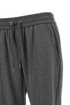 track joggers in light stretch cotton sweatshirt