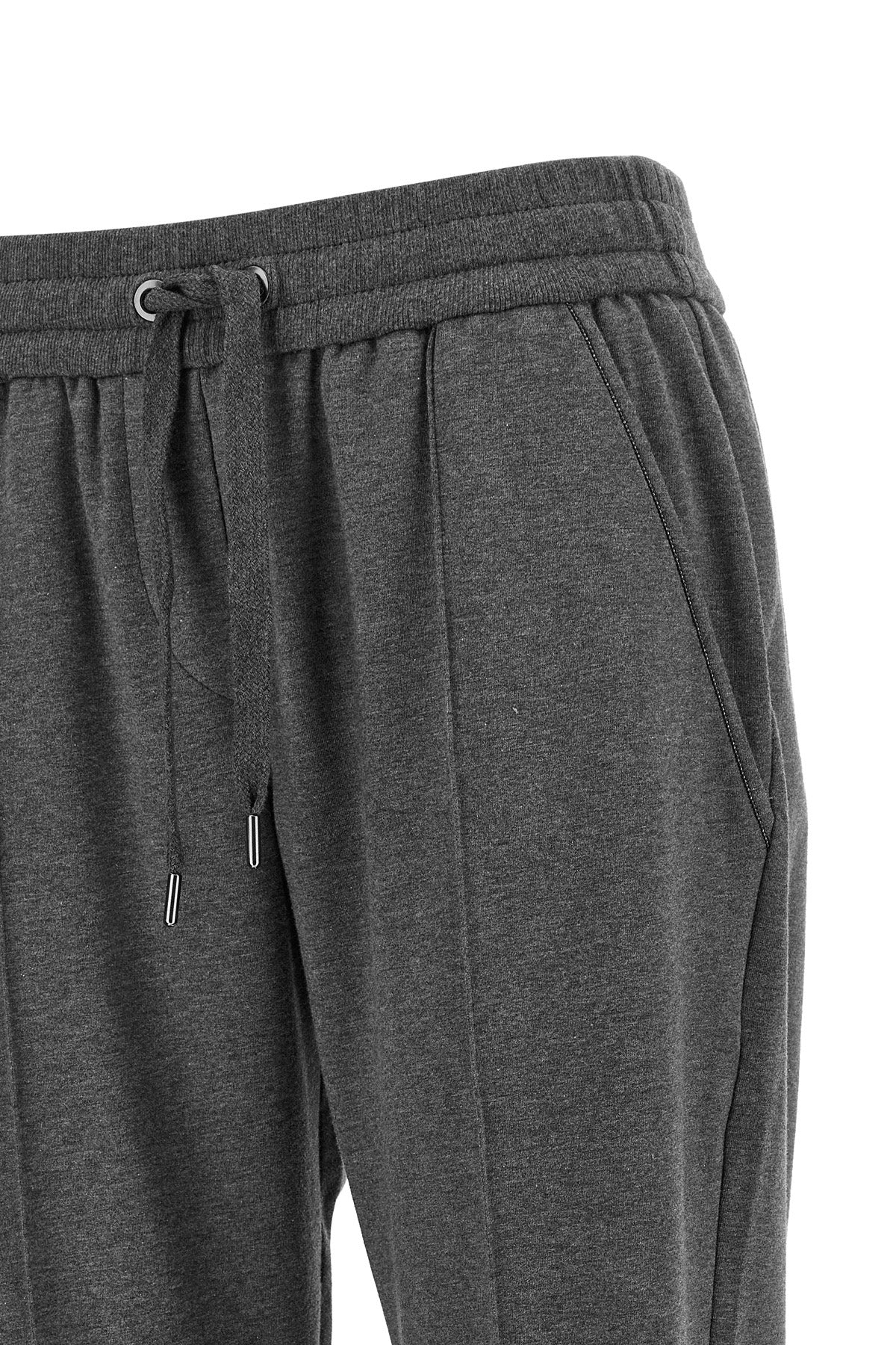 track joggers in light stretch cotton sweatshirt