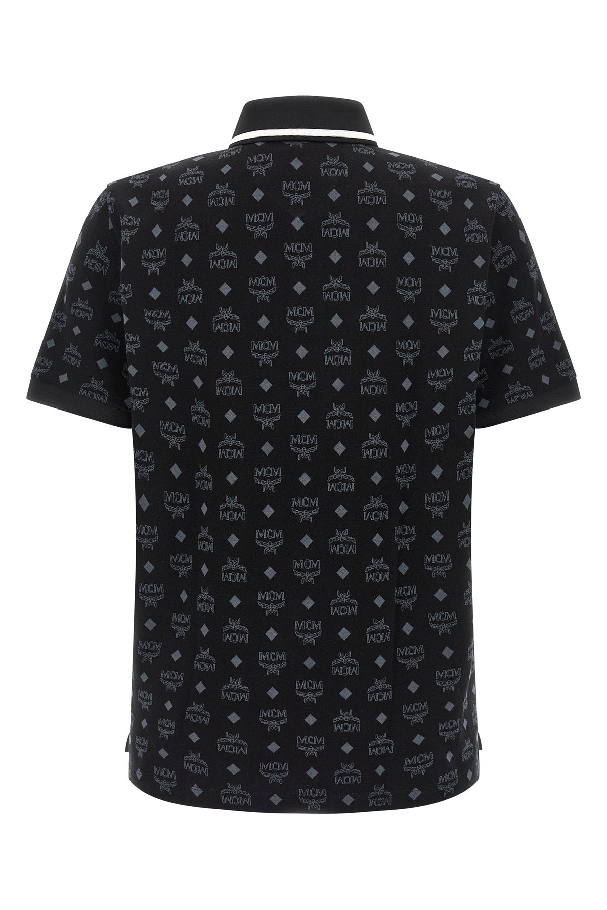 cotton jacquard polo shirt