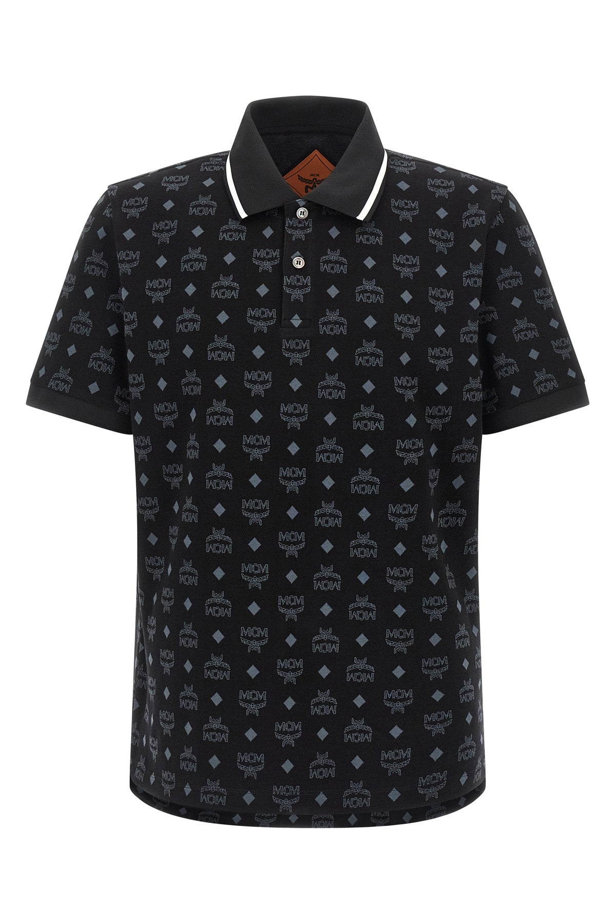 cotton jacquard polo shirt