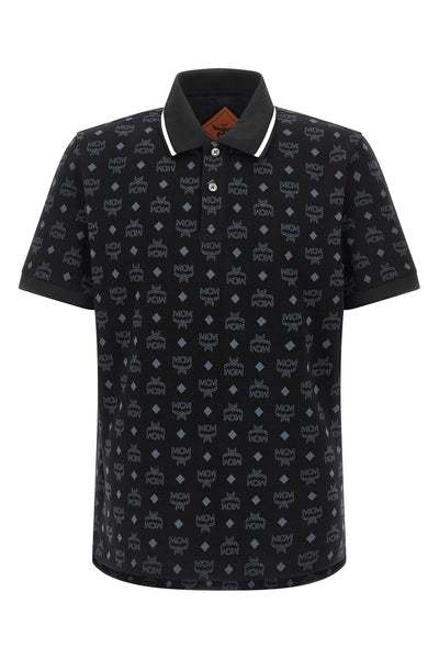 cotton jacquard polo shirt