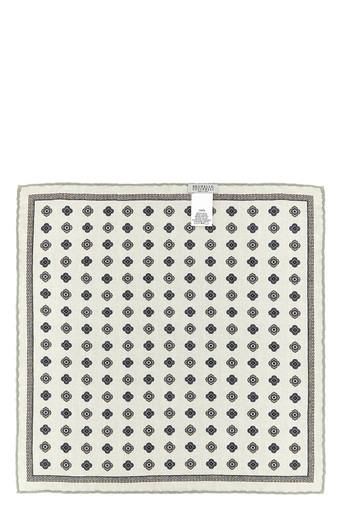 BRUNELLO CUCINELLI OS the brunello cucinelli double-face pocket square