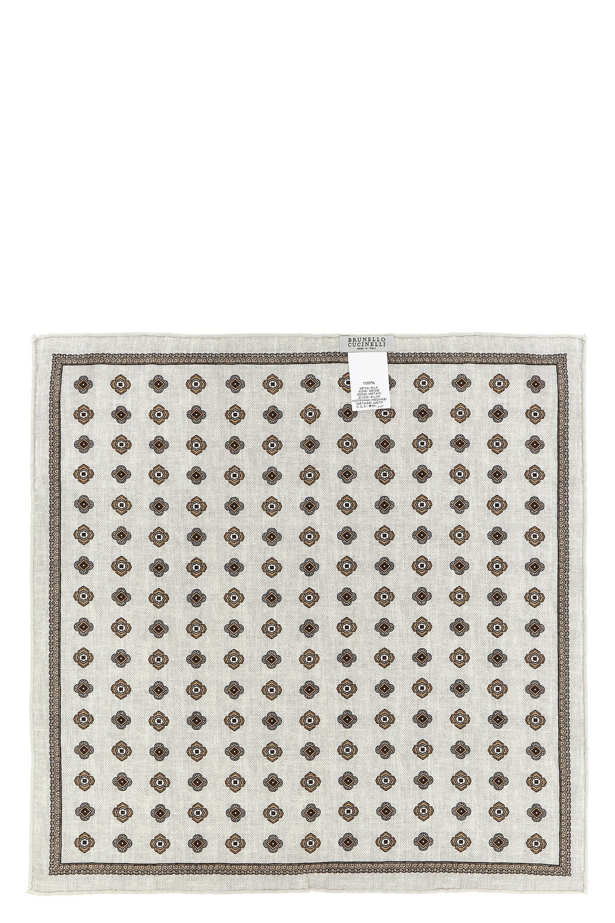 the brunello cucinelli double-face pocket square