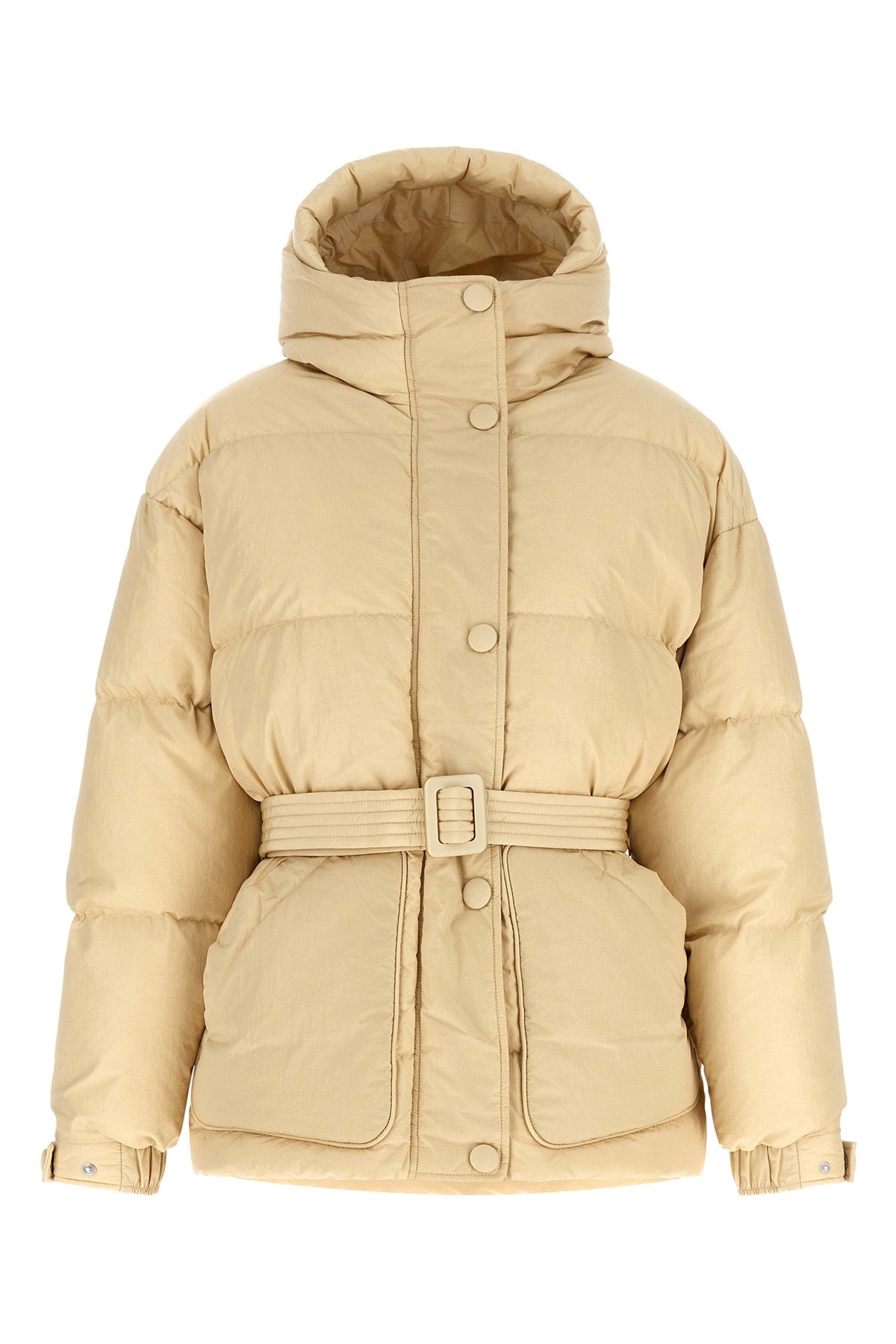 michlin quilted nylon powder down jacket