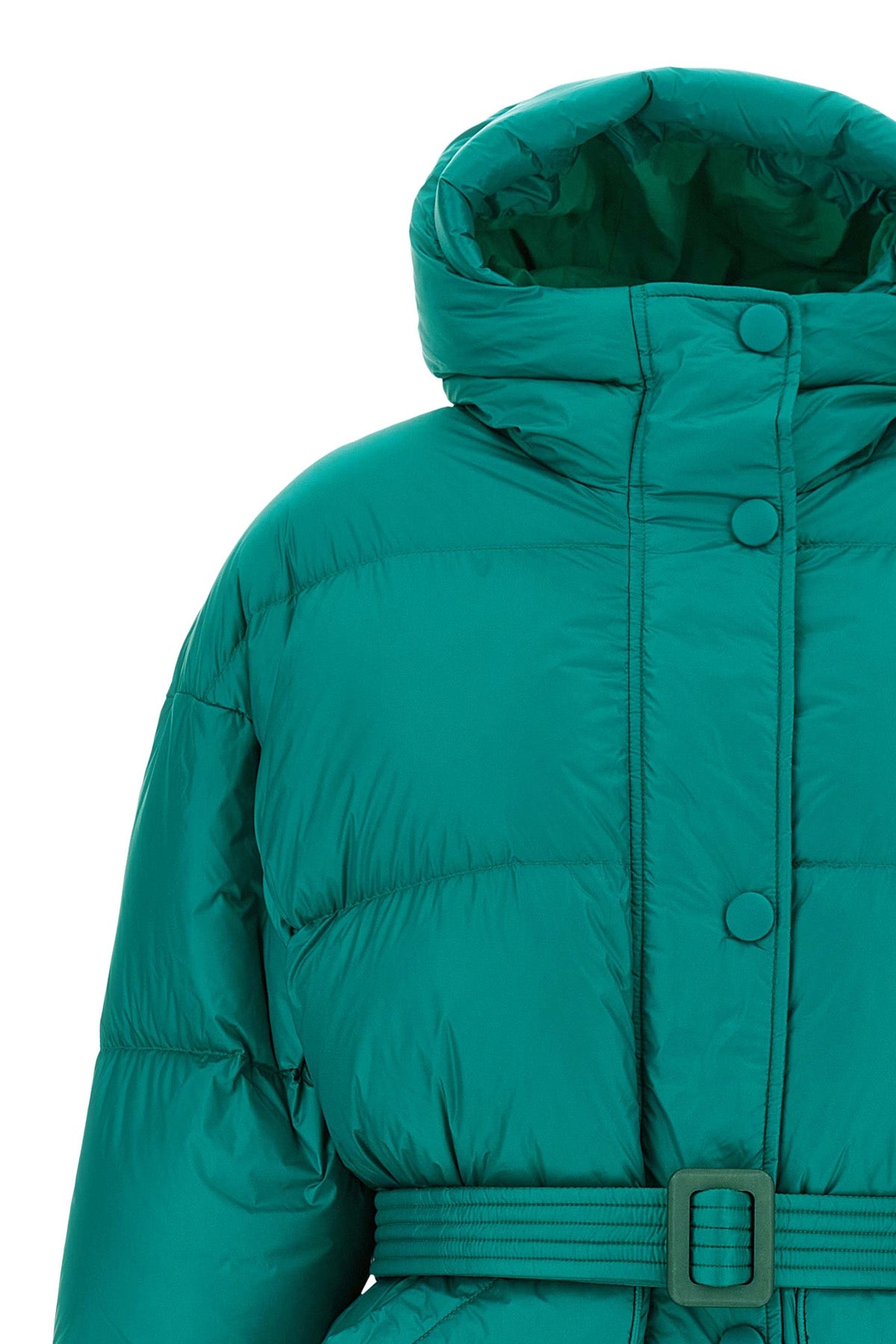 michlin quilted nylon powder down jacket