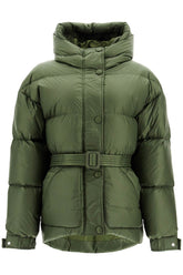 michlin belted down jacket