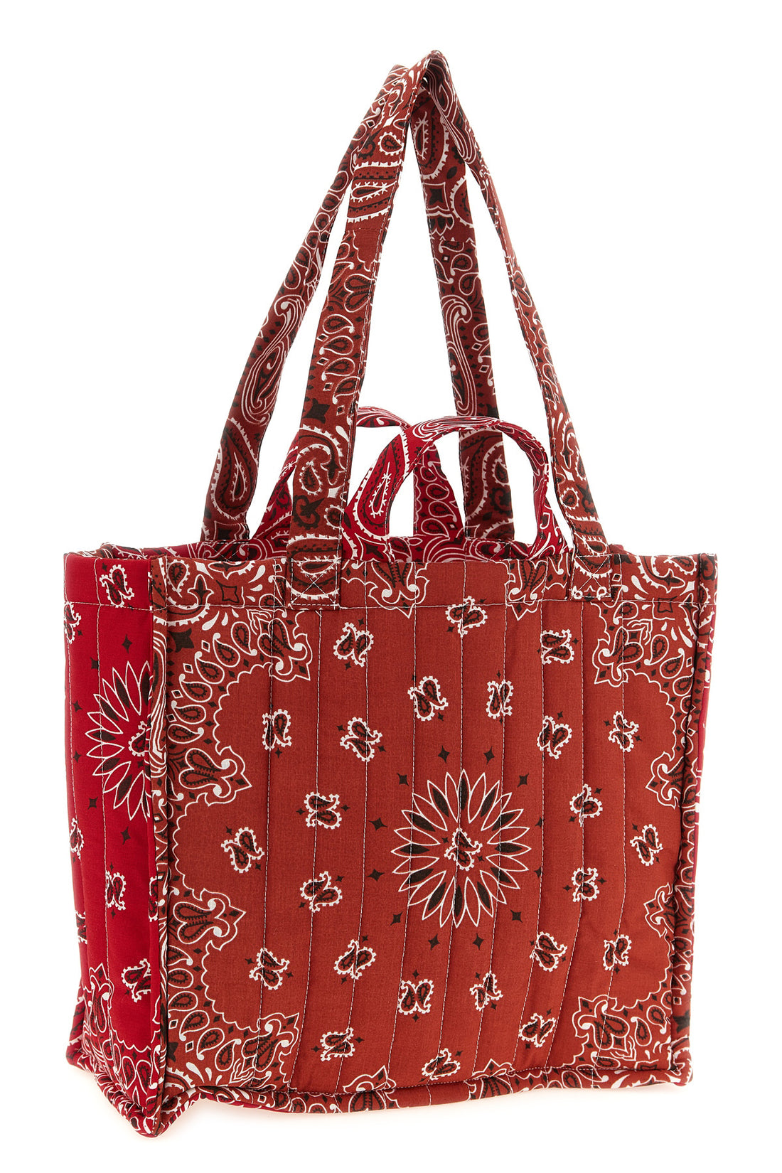 CALL IT BY YOUR NAME OS medium cabas quilted and padded cotton shopping bag