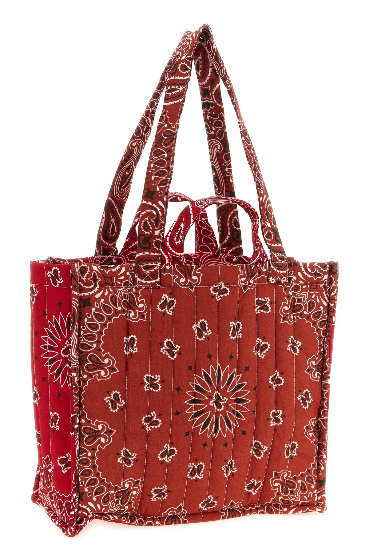 medium cabas quilted and padded cotton shopping bag