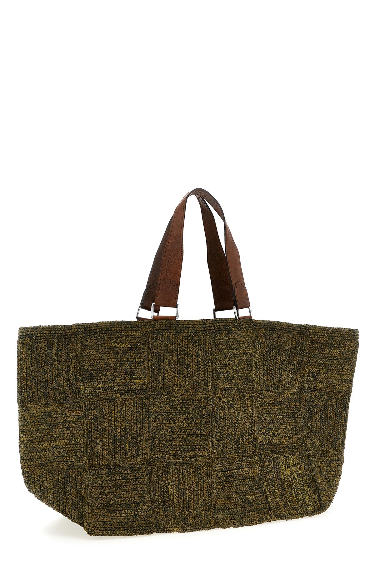 miray crocheted raffia shopping