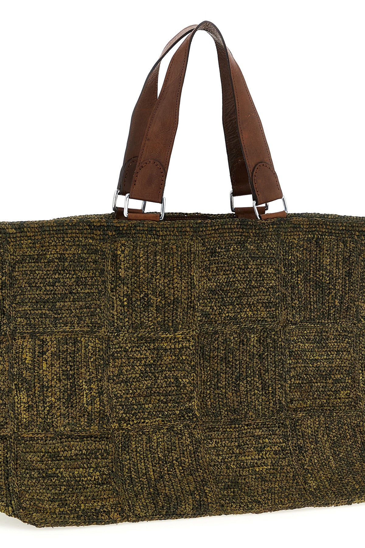 miray crocheted raffia shopping