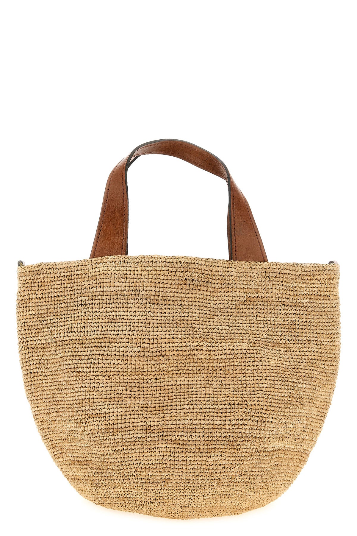 mirozy crocheted raffia handbag