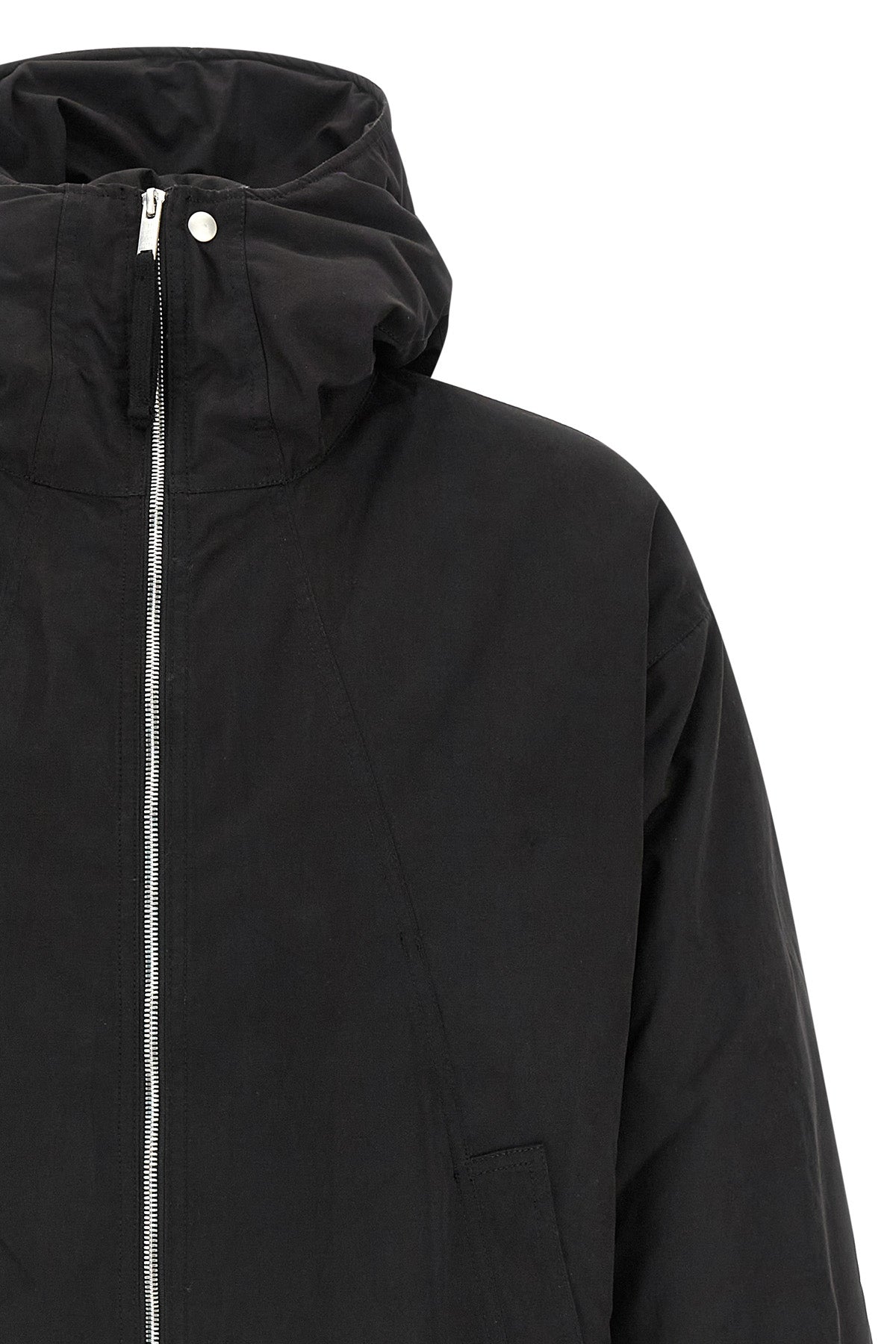 m j 74 water-repellent peach hand cotton blend jacket