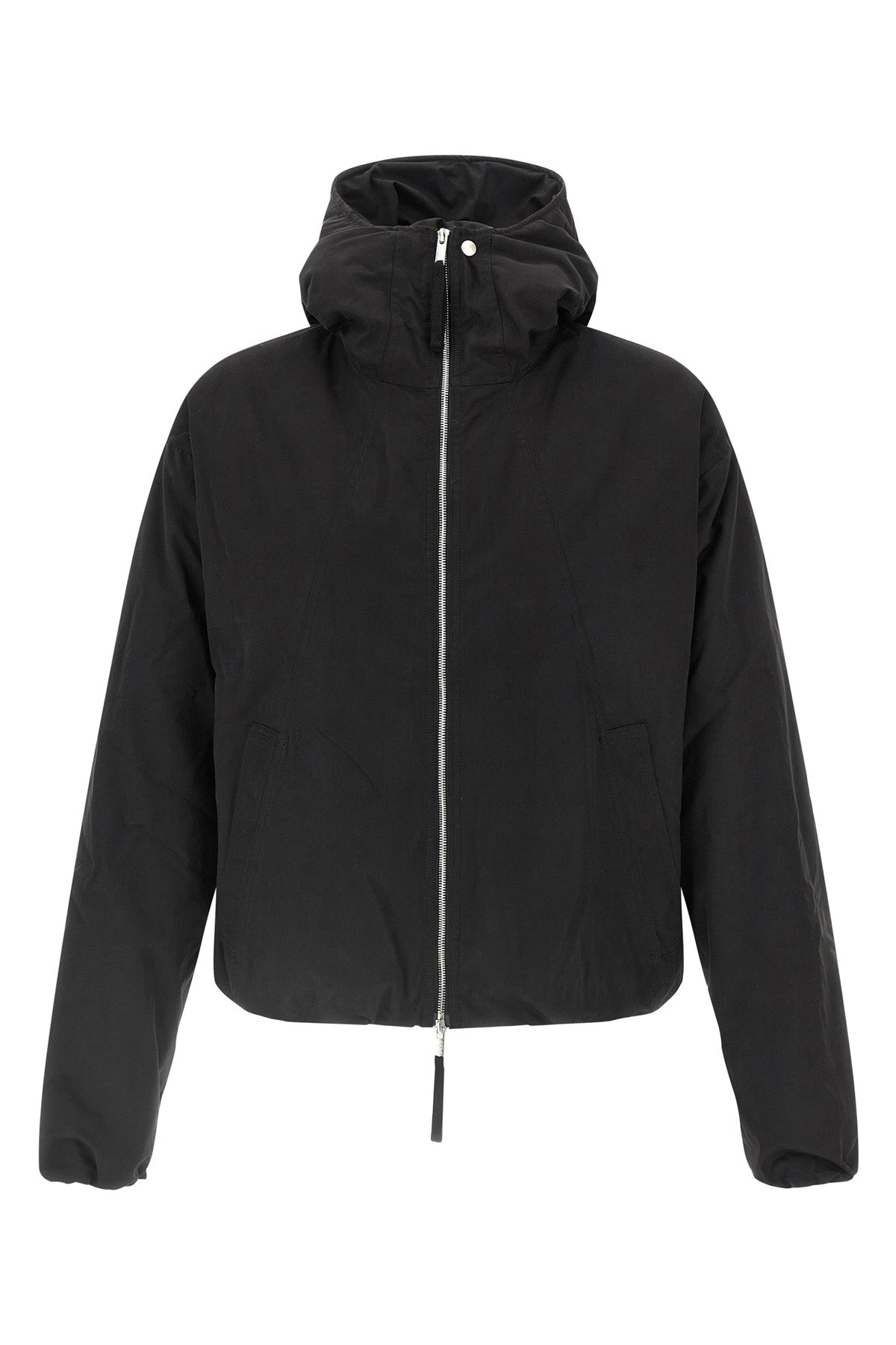 m j 74 water-repellent peach hand cotton blend jacket