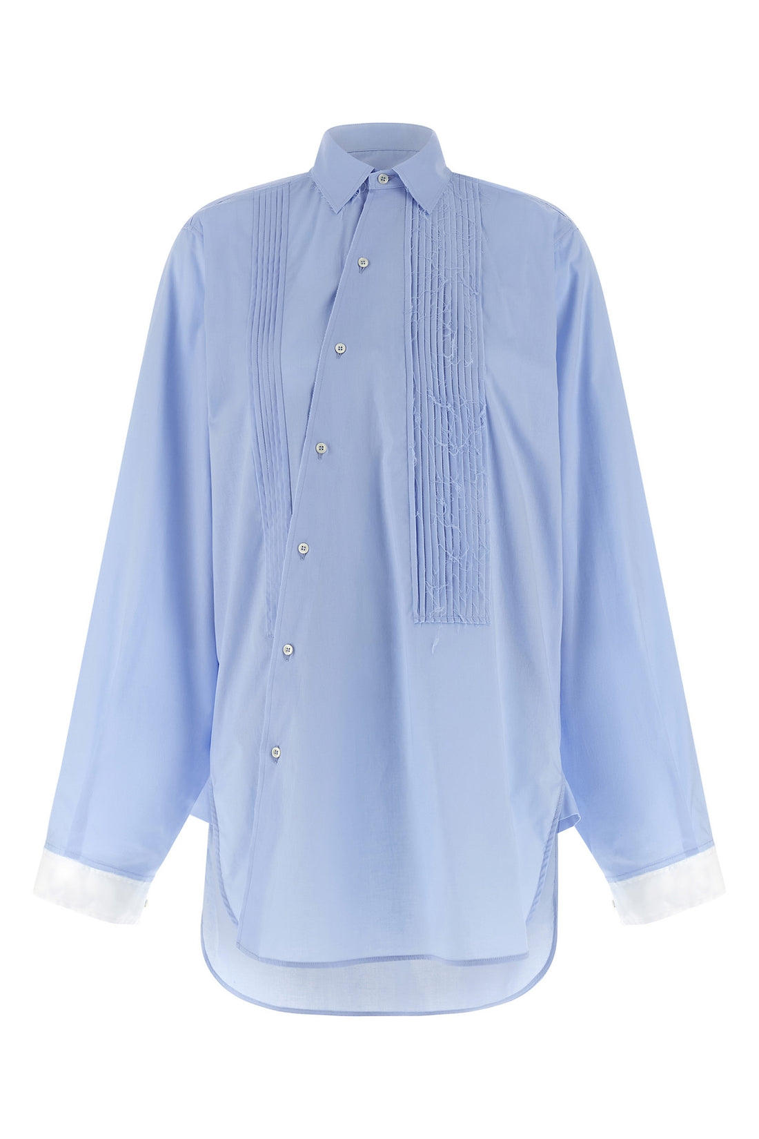 MAISON JEJIA 38 mens crazy smoking plissée shirt