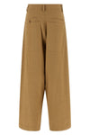 carla cotton blend trousers