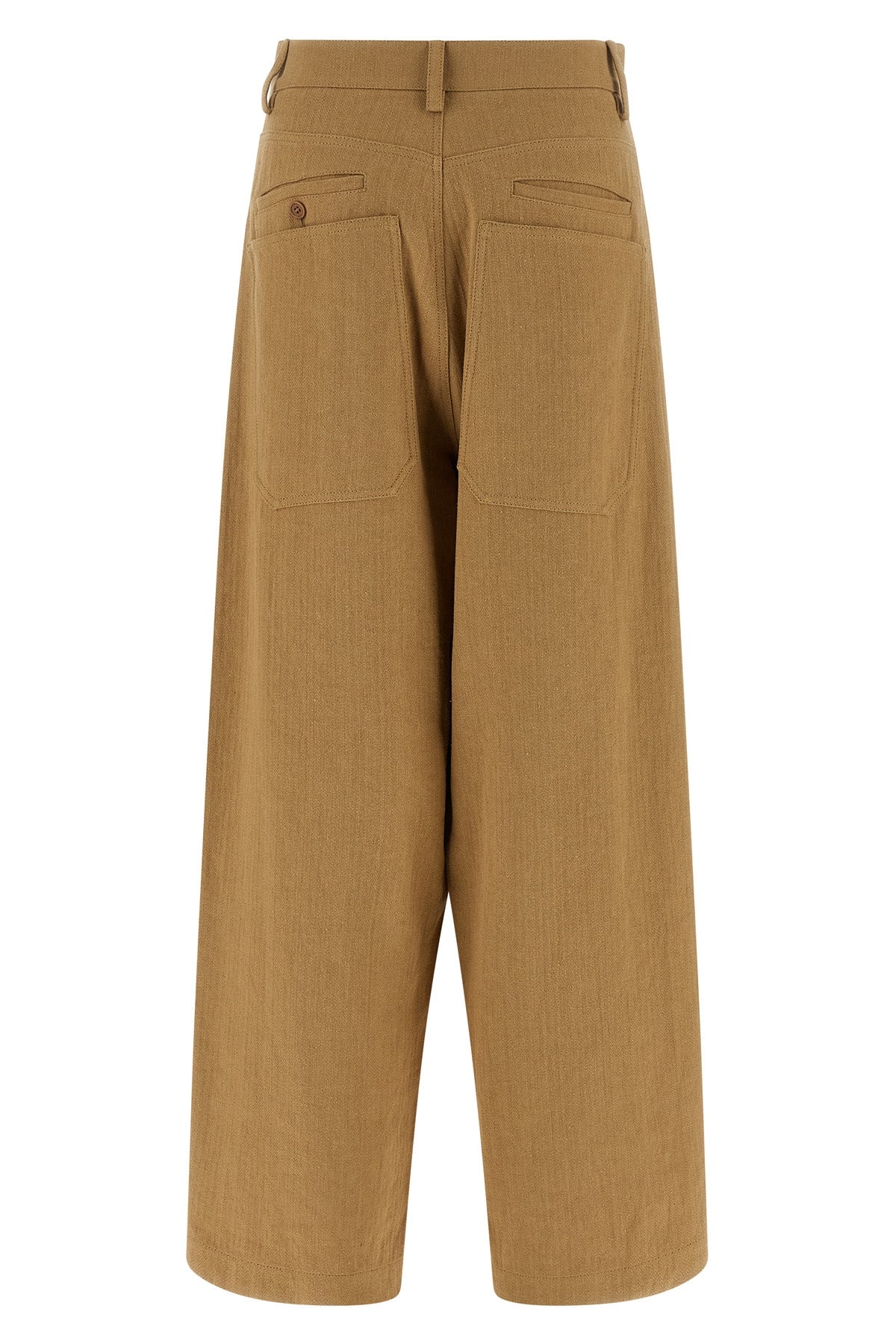 carla cotton blend trousers