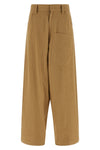 carla cotton blend trousers