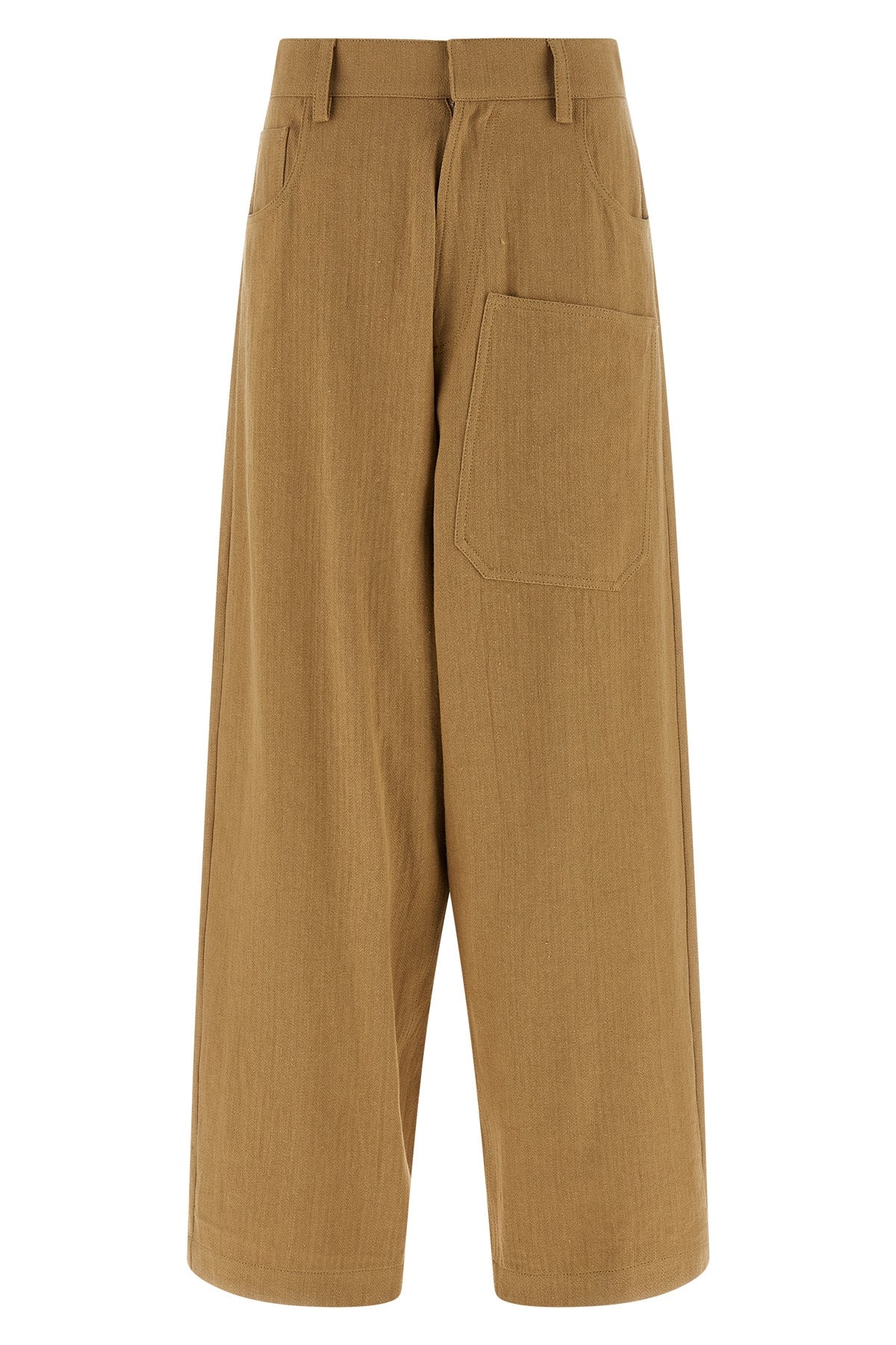 carla cotton blend trousers