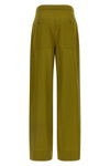 jean silk trousers