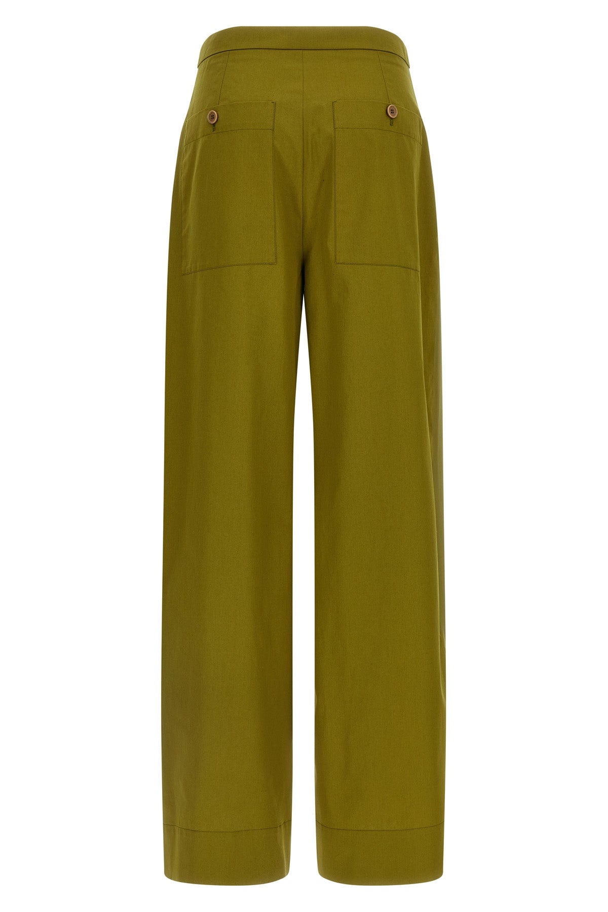 jean silk trousers