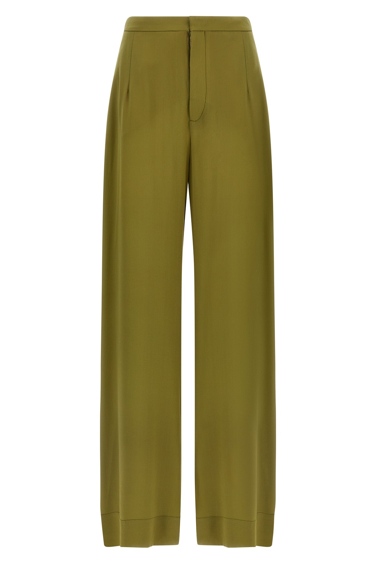 jean silk trousers