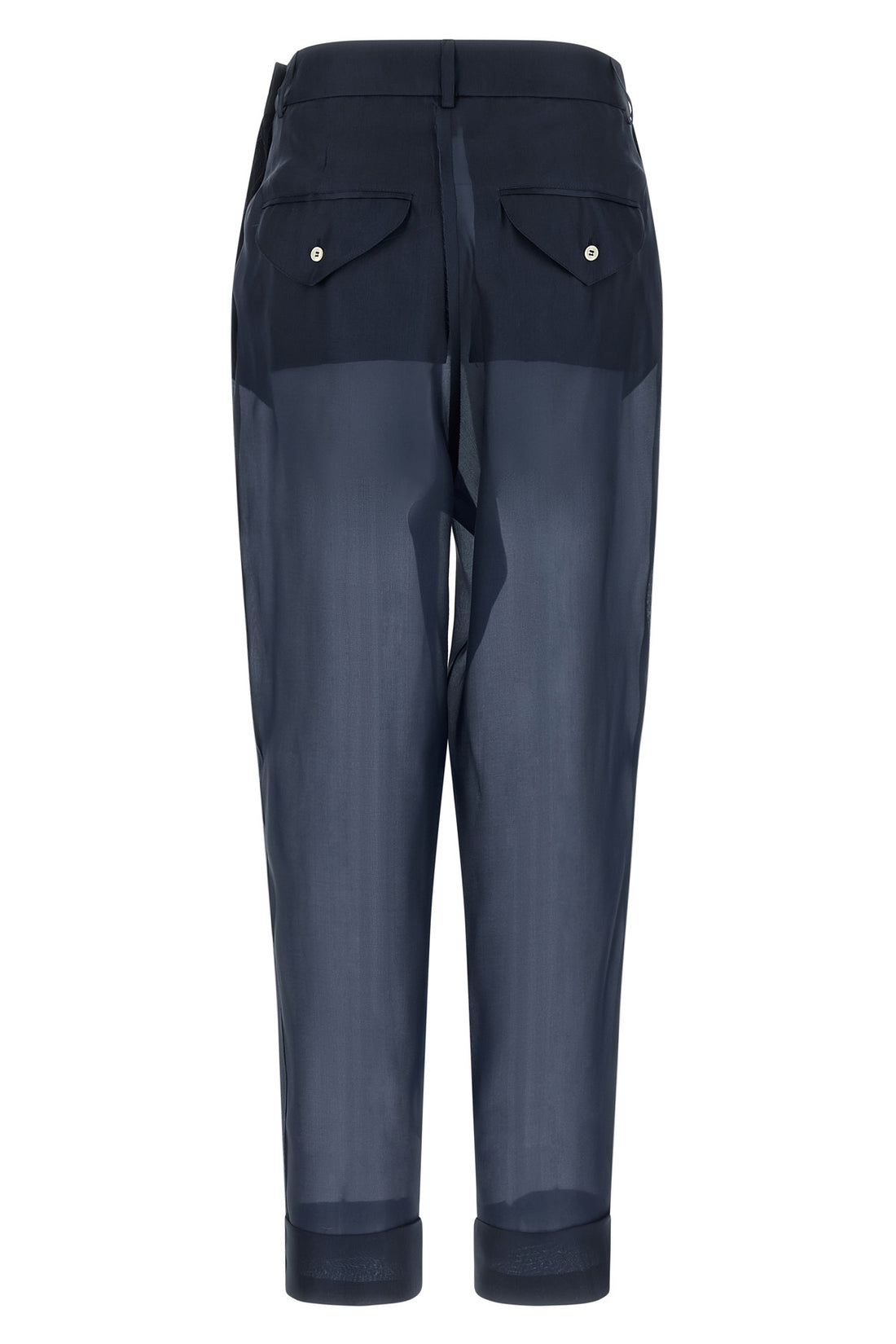 MAISON JEJIA 40 giulio semi-transparent silk trousers