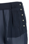 giulio semi-transparent silk trousers