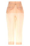 giulio semi-transparent silk trousers