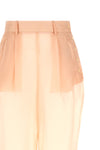 giulio semi-transparent silk trousers