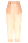 giulio semi-transparent silk trousers