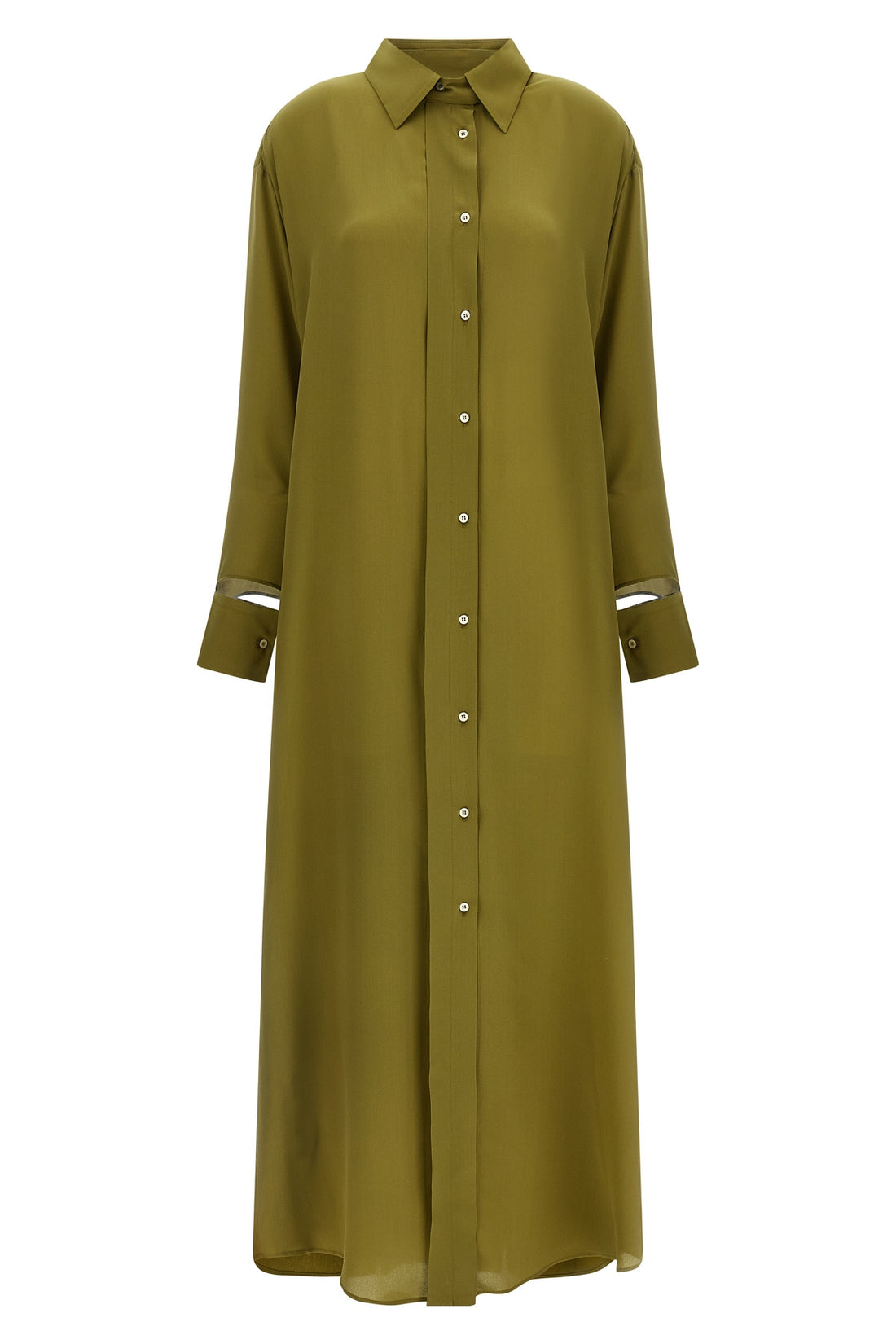 MAISON JEJIA 42 long antoine silk dress
