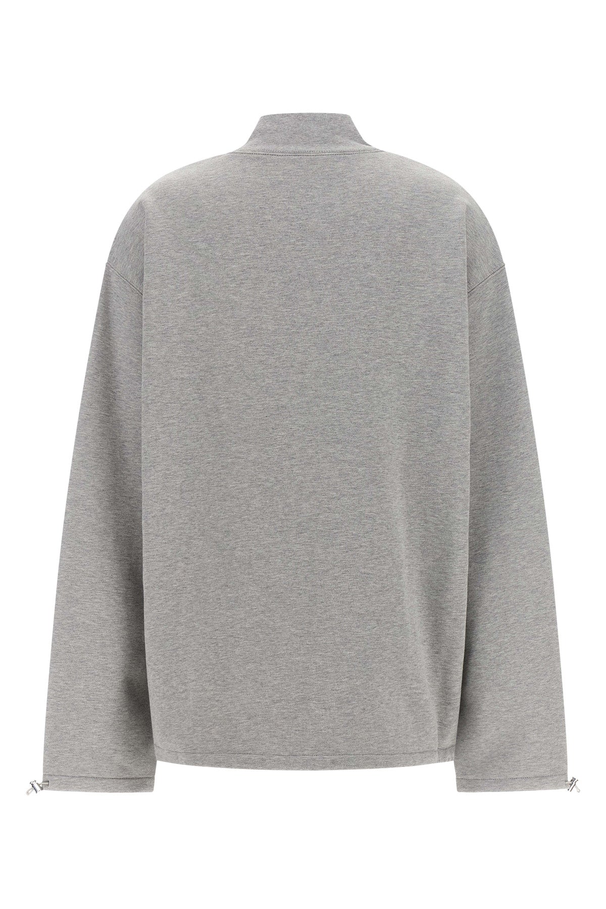 the miu miu sweatshirt redefines the codes of casual dress through a sartorial c