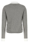 mélange cotton jersey polo shirt