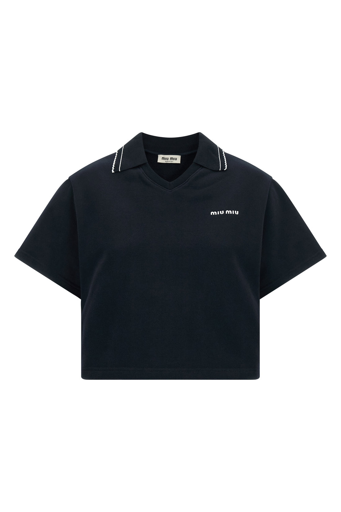 MIU MIU M sweatshirt in heavy brushed cotton