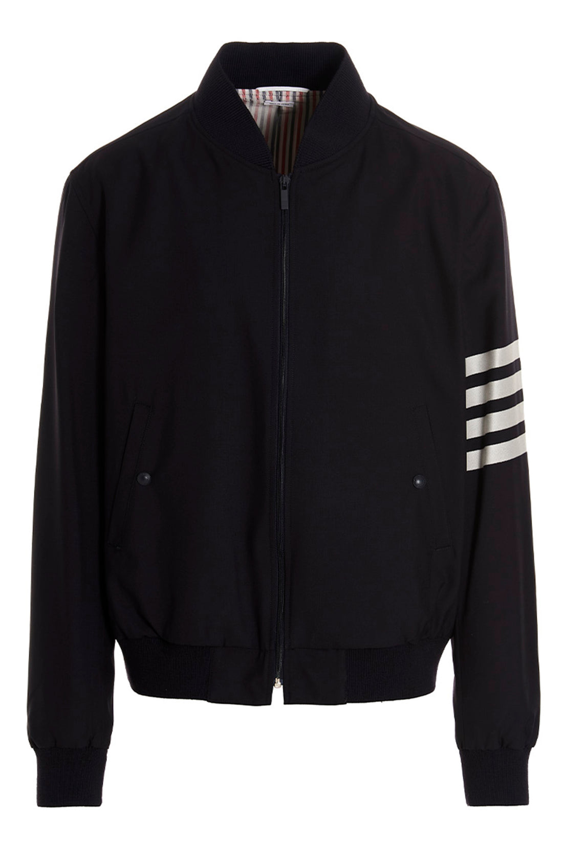 THOM BROWNE 1 wool bomber jacket