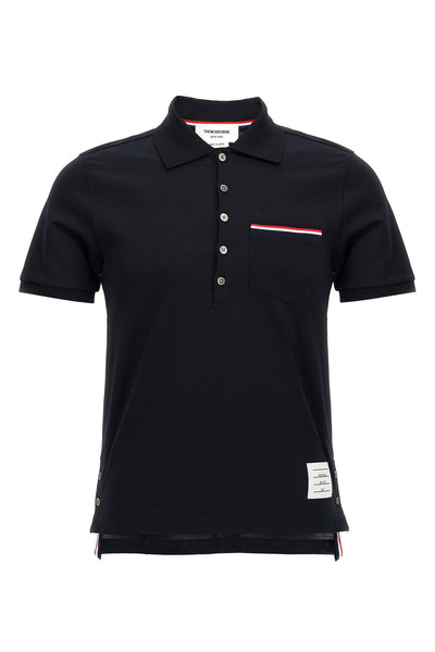 piqué cotton polo shirt