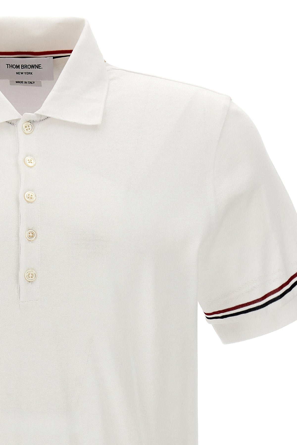 piqué cotton polo shirt