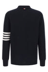textured piqué cotton polo shirt
