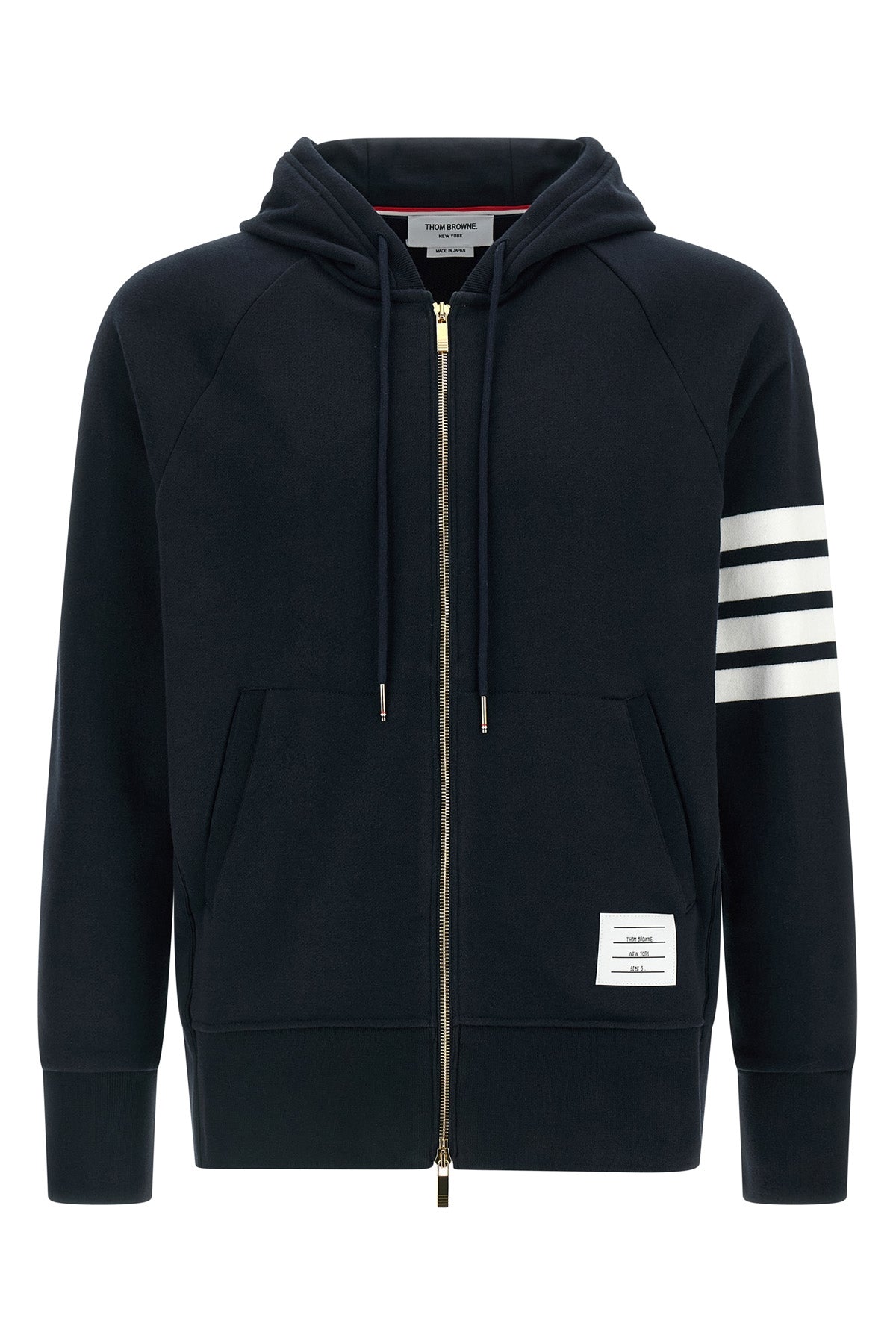 4 bar cotton hoodie