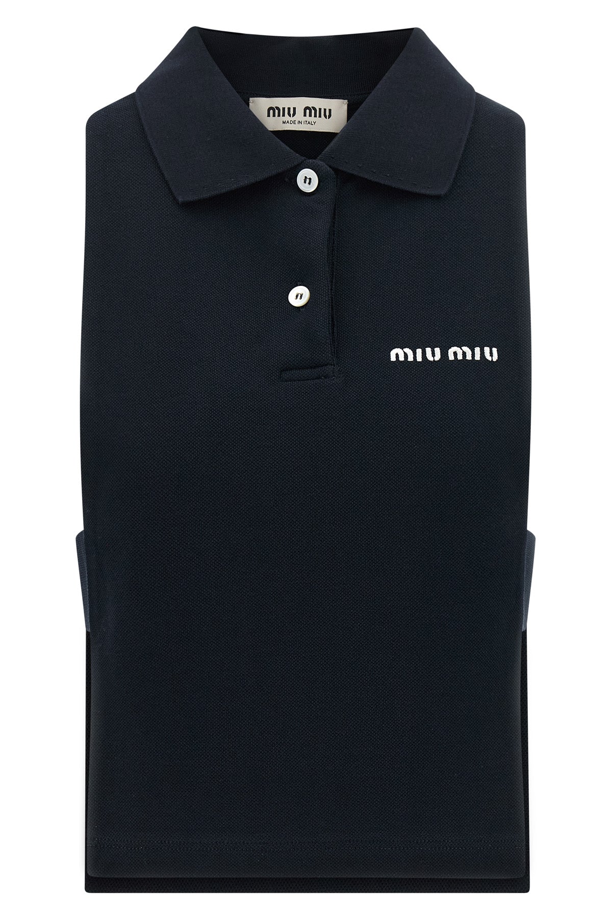polo top in lightweight cotton piquet