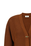 the elisabetta franchi tricot cardigan defines contemporary knitwear through a r