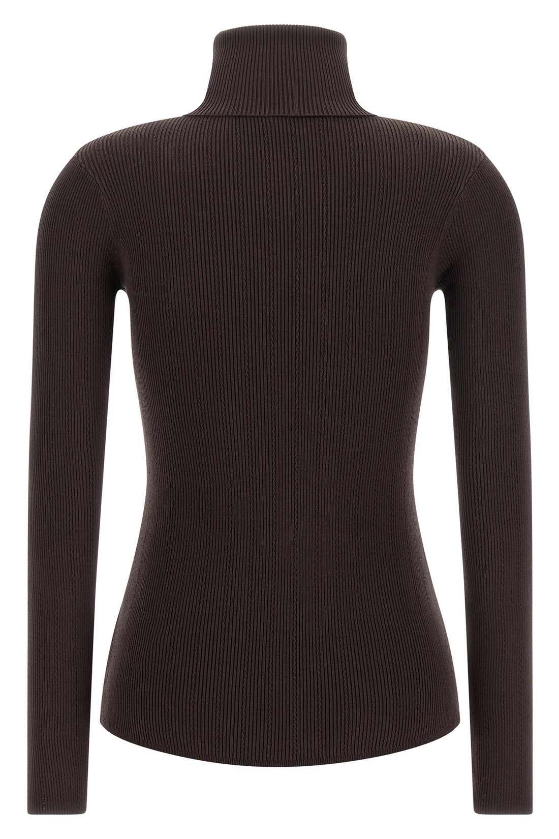 ELISABETTA FRANCHI 38 the elisabetta franchi high neck sweater defines an essential model through a ri